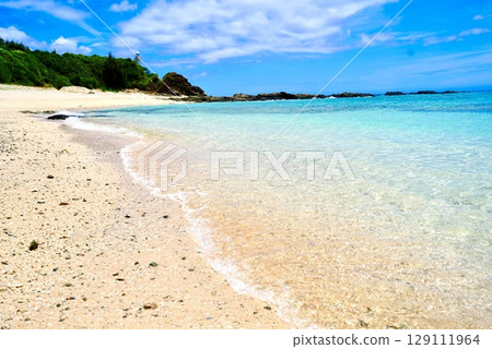 Beautiful Yoron Blue Beach Beautiful Yoron Blue Beach 129111964
