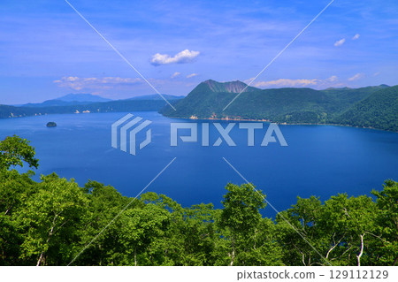 Lake Mashu in early summer (Teshikaga Town, Hokkaido) 129112129