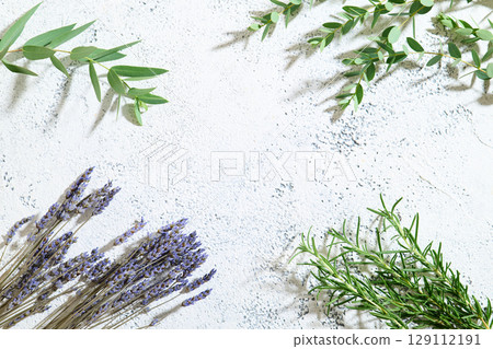 Eucalyptus, rosemary, lavender Eucalyptus, rosemary, lavender 129112191
