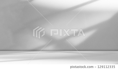 Background Floor Shadow Wall Kitchen Concrete White Texture Light Texture Abstract Mockup Product Marble Room Studio Display Plant Cement 3d Bg Minimal Shelft Bar Silhouette Leaves Backdrop Vintage. 129112335