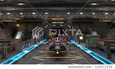 Spacecraft hangar 129112359