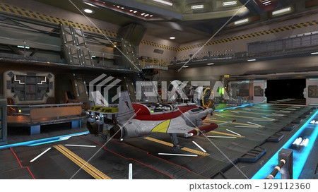 Spacecraft hangar 129112360