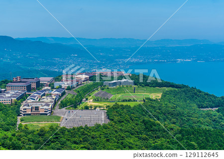 View of Beppu City from Jumonjihara Observatory [Beppu City, Oita Prefecture] 129112645