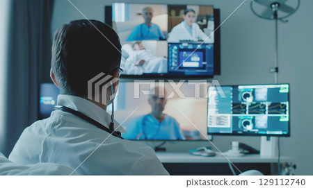 Remote Patient Monitoring Systems A healthcare professional 129112740