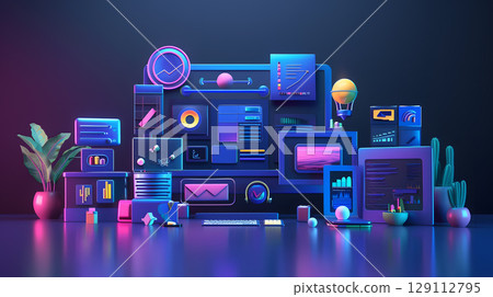 Search engine interface with interactive rotation Search engine interface with interactive rotation 129112795