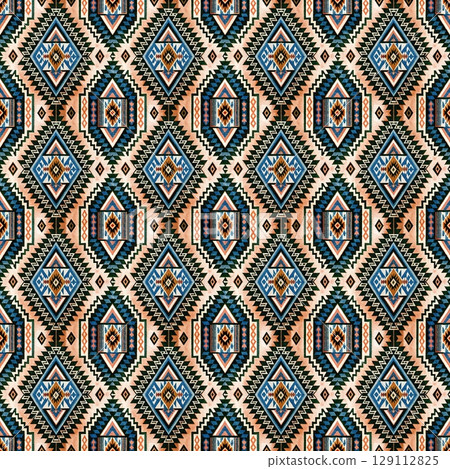 seamless pattern of mandalas. vector illustration. 129112825