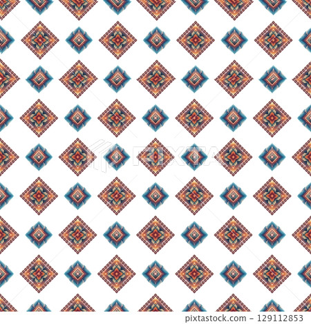 seamless pattern of mandalas. vector illustration. 129112853