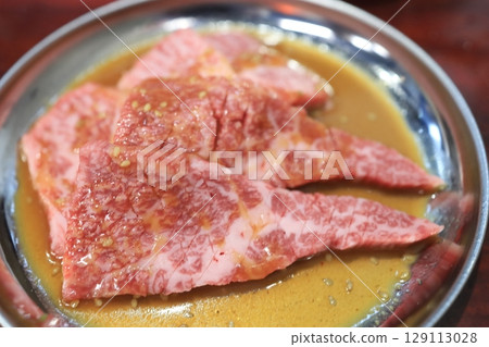 A4 Kuroge Wagyu Beef Kalbi Grilled Meat A4 Kuroge Wagyu Beef Kalbi Grilled Meat 129113028