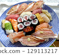 Assorted fresh sushi 129113217
