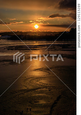 Dawn at Izunuma, where silence and life intersect Dawn at Izunuma, where silence and life intersect 129113289