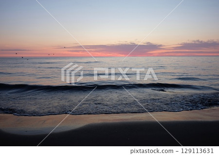 黃昏時分,飛鳥渡海歸來_01 黃昏時分,飛鳥渡海歸來_01 129113631