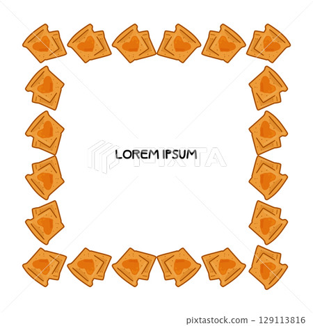 Toasted Bread Jam Frame Design Toasted Bread Jam Frame Design 129113816