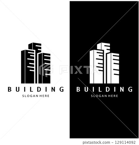 Building logo vector illustration design,Real Estate logo template, Logo symbol icon Building logo vector illustration design,Real Estate logo template, Logo symbol icon 129114092