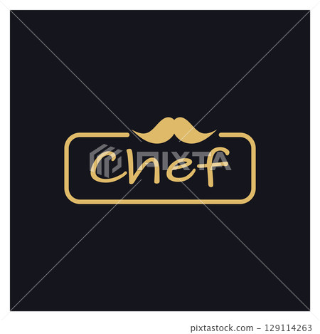 professional logo chef or kitchen chef hat.for business,home cook,and restaurant chef.bakery,vector professional logo chef or kitchen chef hat.for business,home cook,and restaurant chef.bakery,vector 129114263
