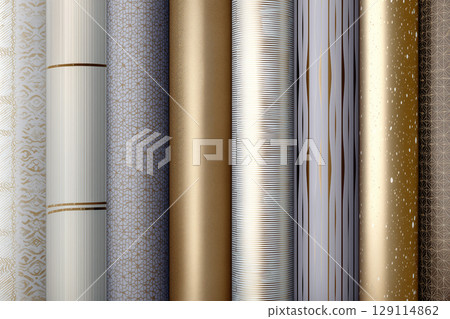 Japanese patterned cloth 129114862