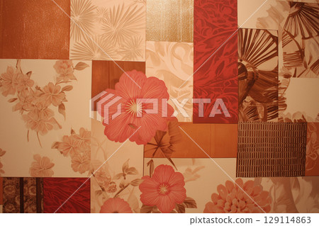 Japanese pattern wallpaper Japanese pattern wallpaper 129114863