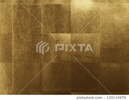 Gold washi paper material. A luxurious gold leaf background material that can be used for New Year's or year-end gifts. Gold washi paper material. A luxurious gold leaf background material that can be used for New Year's or year-end gifts. 129114970