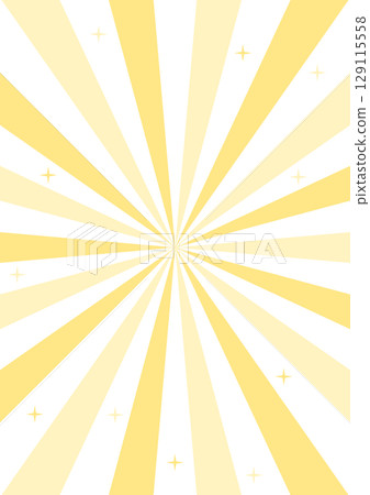 Concentrated line glitter yellow background vector 129115558