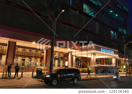 The dynamic Philippines - Evening view of bustling Manila (Malate) Cityscape (May 2025) 129116160