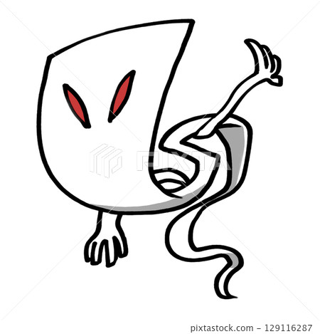 A dynamic illustration of Ittan Momen 129116287