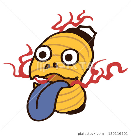 Deformed illustration of a lantern ghost 129116301