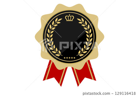 Ranking medal material vector illustration 129116418