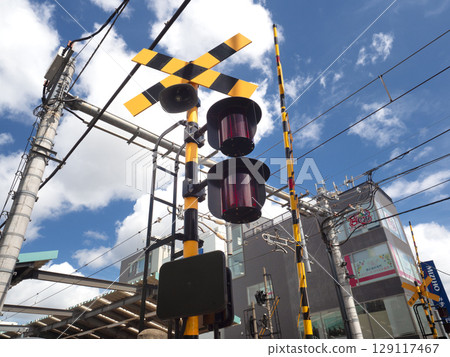 Railroad crossings and barriers 129117467