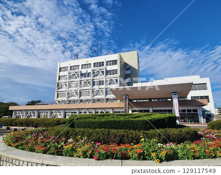 Natori City Hall entrance 129117549