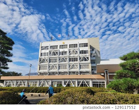 Natori City Hall entrance Natori City Hall entrance 129117552