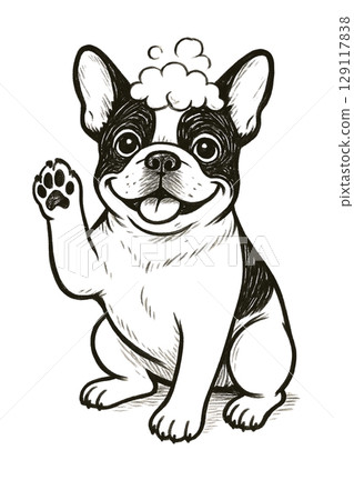 Understood/Animal Character Material/French Bulldog Generative AI 129117838