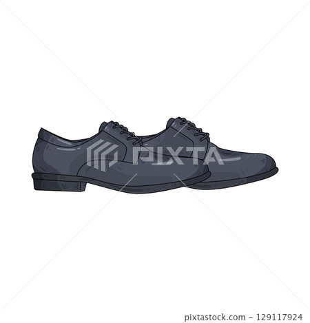 illustration of loafers illustration of loafers 129117924