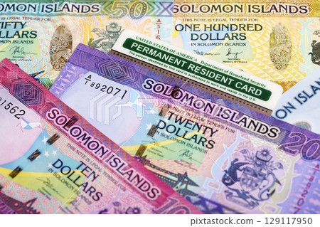 American Permanent Resident Card on Solomon Islands dollar 129117950