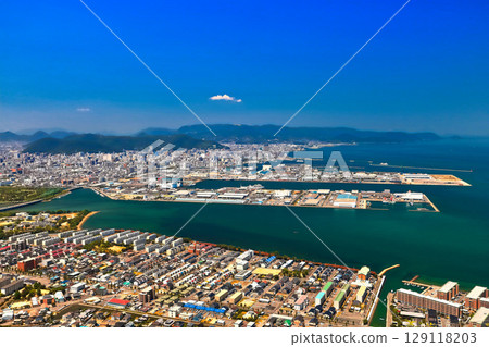 [Kagawa Prefecture] View of Takamatsu City from Yashimaru Observation Deck (Top 100 Tourist Spots in Japan) 129118203