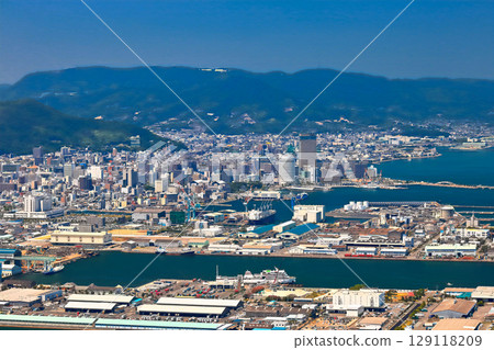 [Kagawa Prefecture] View of Takamatsu City from Yashimaru Observation Deck (Top 100 Tourist Spots in Japan) 129118209