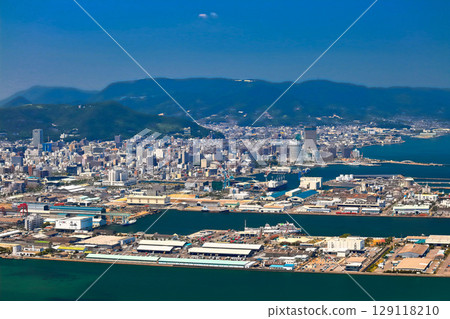 【香川縣】從八島丸展望台(日本觀光地百選)眺望高松市 【香川縣】從八島丸展望台(日本觀光地百選)眺望高松市 129118210