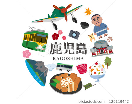 Popular tourist spots in Kagoshima Prefecture 129119442
