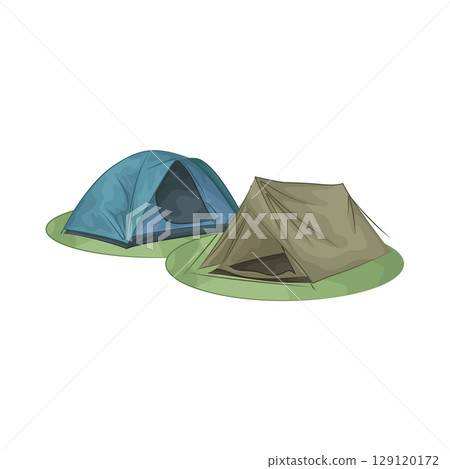 Illustration of Tent  129120172