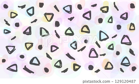 Colorful watercolor background with graffiti icon shape pattern pattern paint geometric pattern background illustration material Colorful watercolor background with graffiti icon shape pattern pattern paint geometric pattern background illustration material 129120487