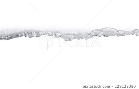 Water surface_white background 129122380