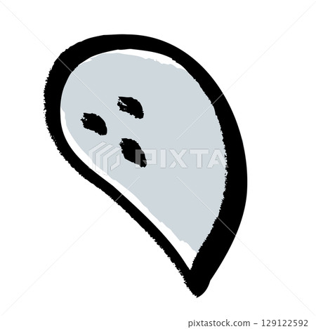 手繪鬼插圖 129122592