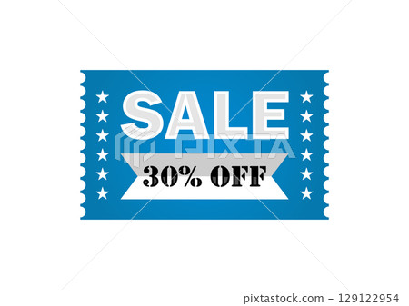 30% Off Blue Banner Promotion 30% Off Blue Banner Promotion 129122954