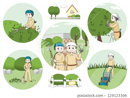 花園護理插圖集 花園護理插圖集 129123306