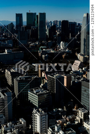 Tokyo's densely packed mixed-use buildings, including those in the Roppongi area Tokyo's densely packed mixed-use buildings, including those in the Roppongi area 129123494