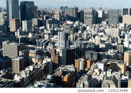 Tokyo's densely packed mixed-use buildings, including those in the Roppongi area Tokyo's densely packed mixed-use buildings, including those in the Roppongi area 129123496