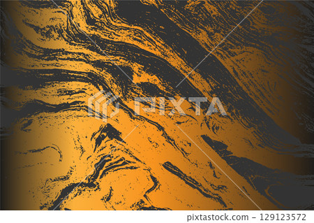 Grunge intertwined texture, threads, lines, wire, veins. Grunge old detailed texture. Marble abstract surface. Vector background 129123572