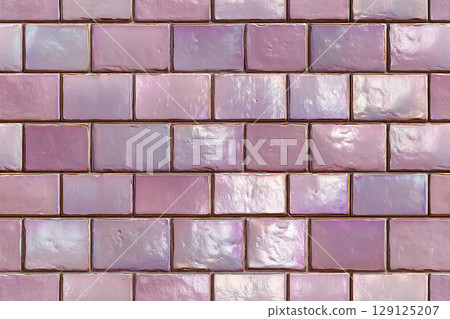 Background of pink tile. Close-up texture. Design mockup and background. Building materials. Background of pink tile. Close-up texture. Design mockup and background. Building materials. 129125207