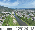 無人機空拍的和歌山縣美麗的橘子山 129126118