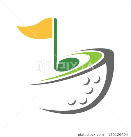 Golf sport logo icon design Golf sport logo icon design 129126404