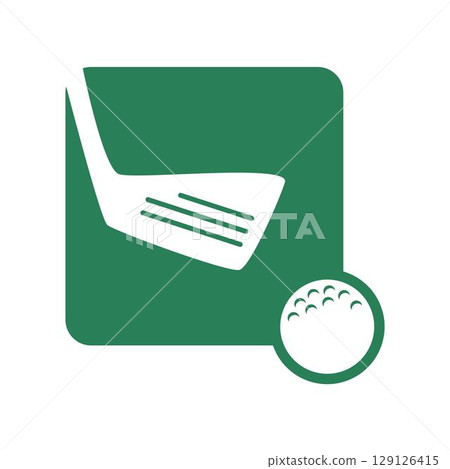 Golf sport logo icon design 129126415