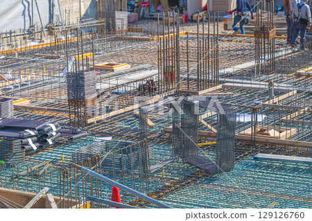 Construction site landscape Construction site landscape 129126760
